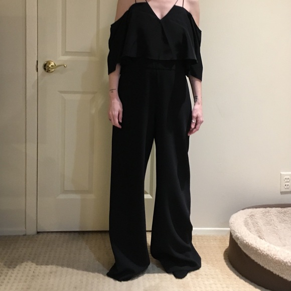 JAYGODFREY Pants - Jay Godfrey Jumpsuit with Cape Neck.